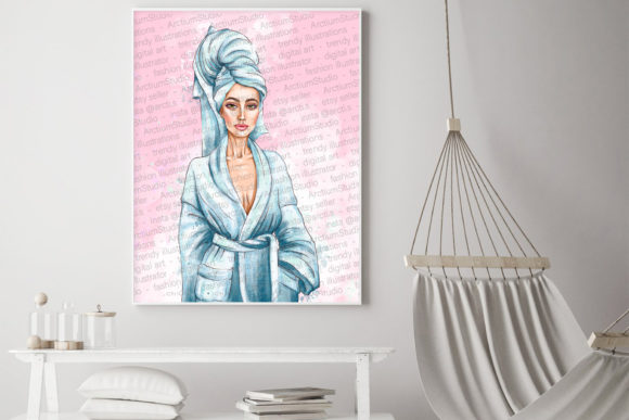 Download Beauty Salon Poster, Spa Salon Woman Art - Poster Collection